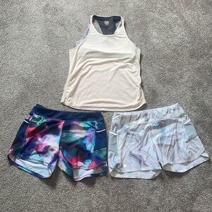 ATHLETA GIRL Bundle Colorful Athletic Tank & Shorts
Top -S 14 Bottoms - S 16